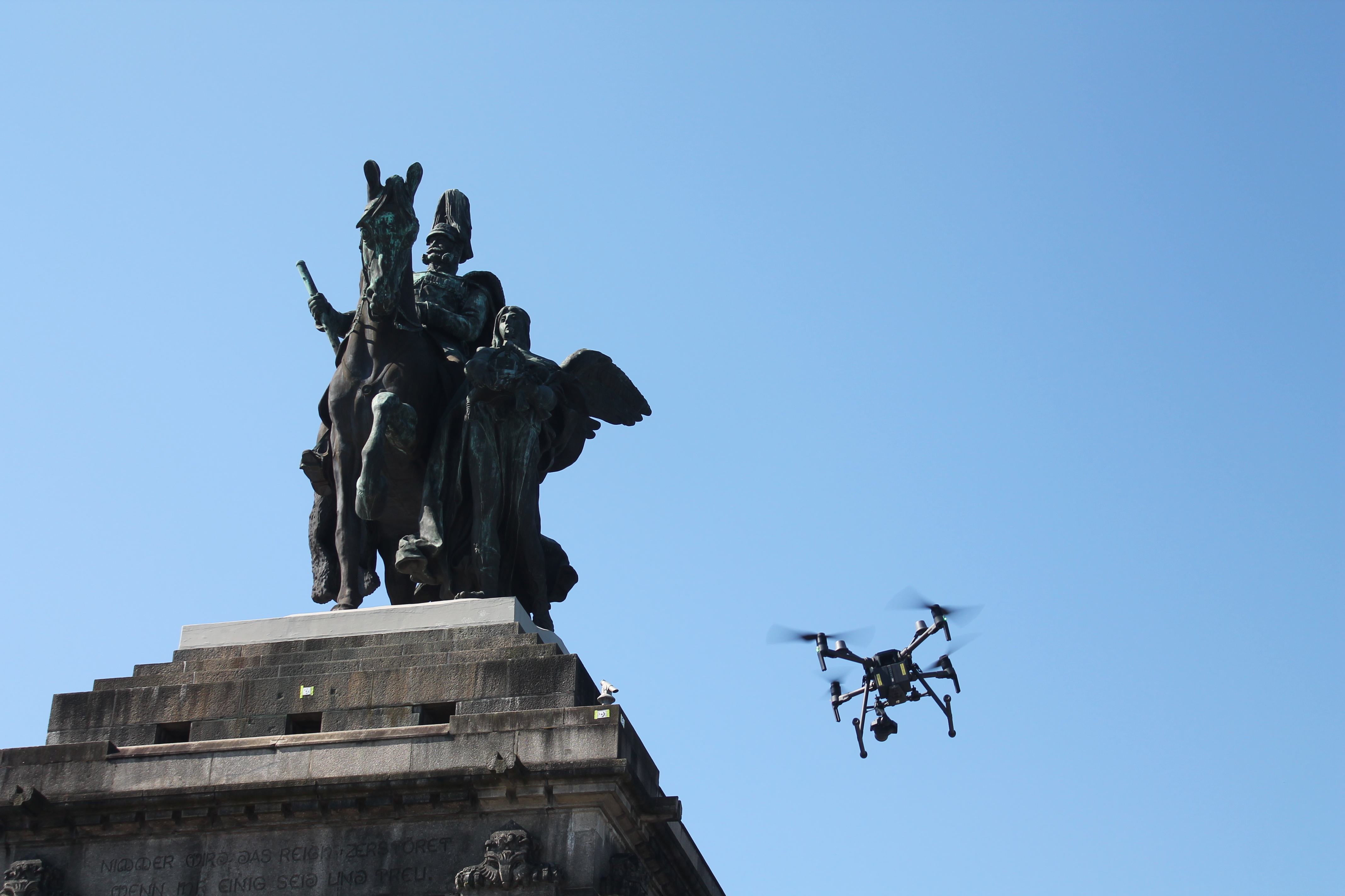 Denkmal Deutsches Eck - Schadenserfassung per Drohne Denkmal Deutsches Eck - Schadenserfassung per Drohne
