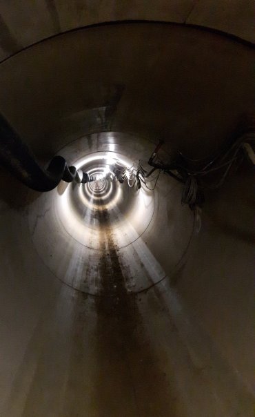 Tunnelblick in den Sturaumkanal in der Andernacher Straße Tunnelblick in den Sturaumkanal in der Andernacher Straße