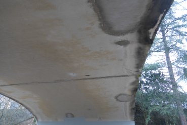 Bauwerksschäden an der Mozartbrücke
