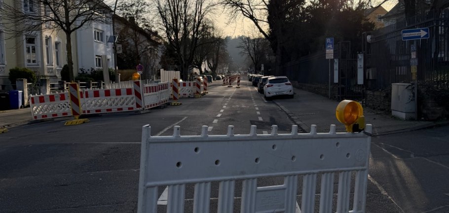 Die Kanalbauarbeiten der Mainzer Straße befinden sich im 2. Bauabschnitt. 